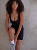 FREQUENCY ROMPER - BLACK