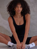 FREQUENCY ROMPER - BLACK