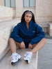 HALF ZIP SWEATER - NAVY