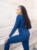 UPLIFT LONG SLEEVE TOP - ROYAL BLUE