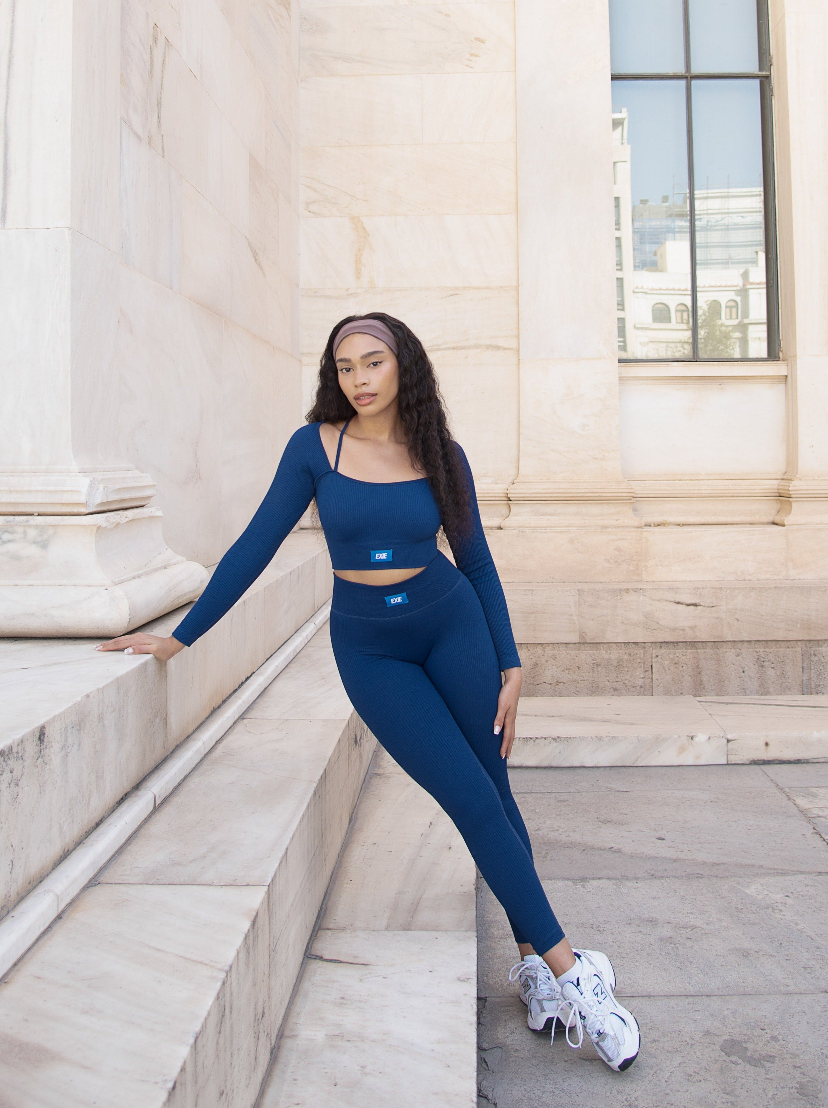 UPLIFT LONG SLEEVE TOP - ROYAL BLUE
