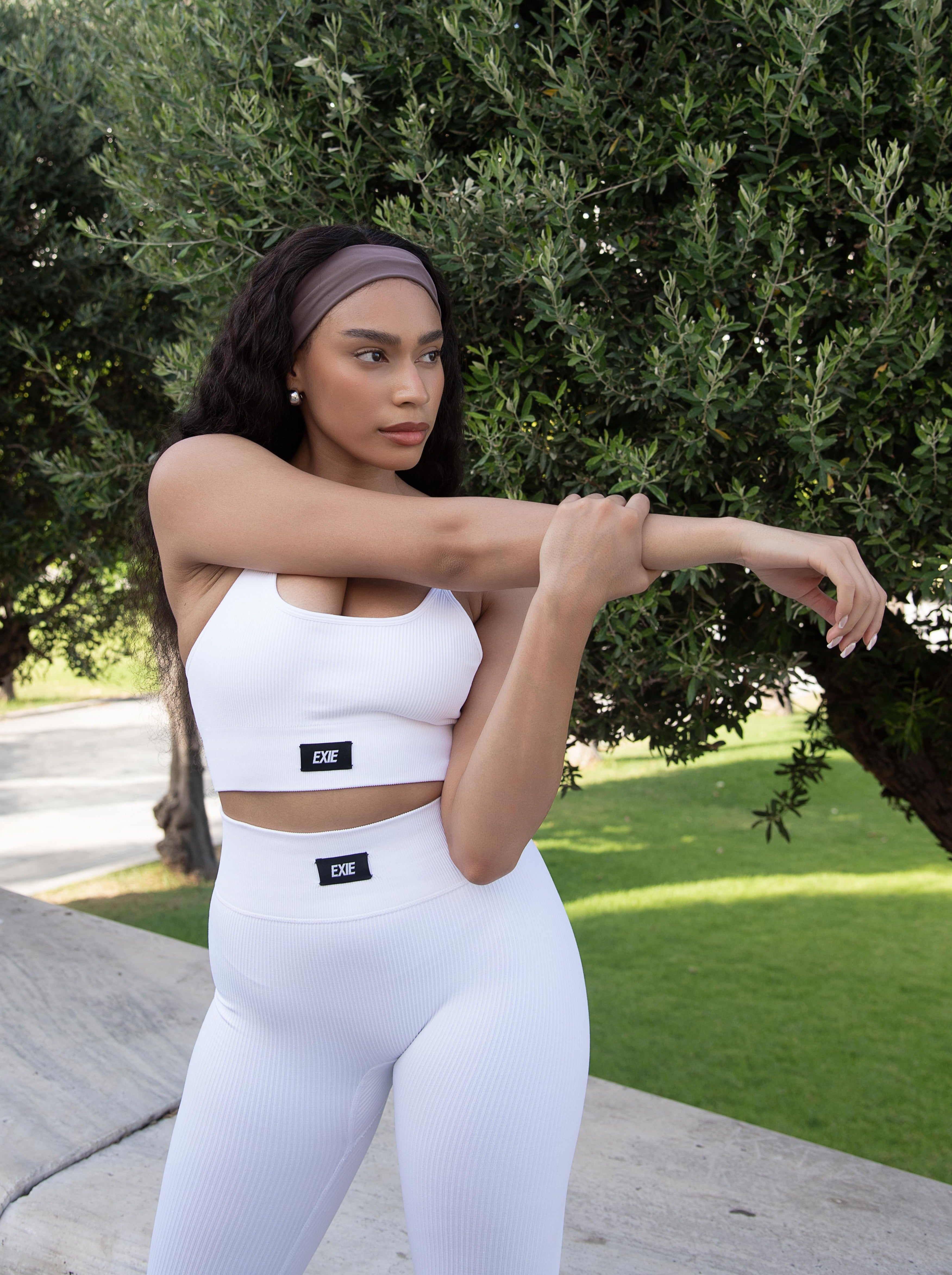 UPLIFT SPORTS BRA - WHITE