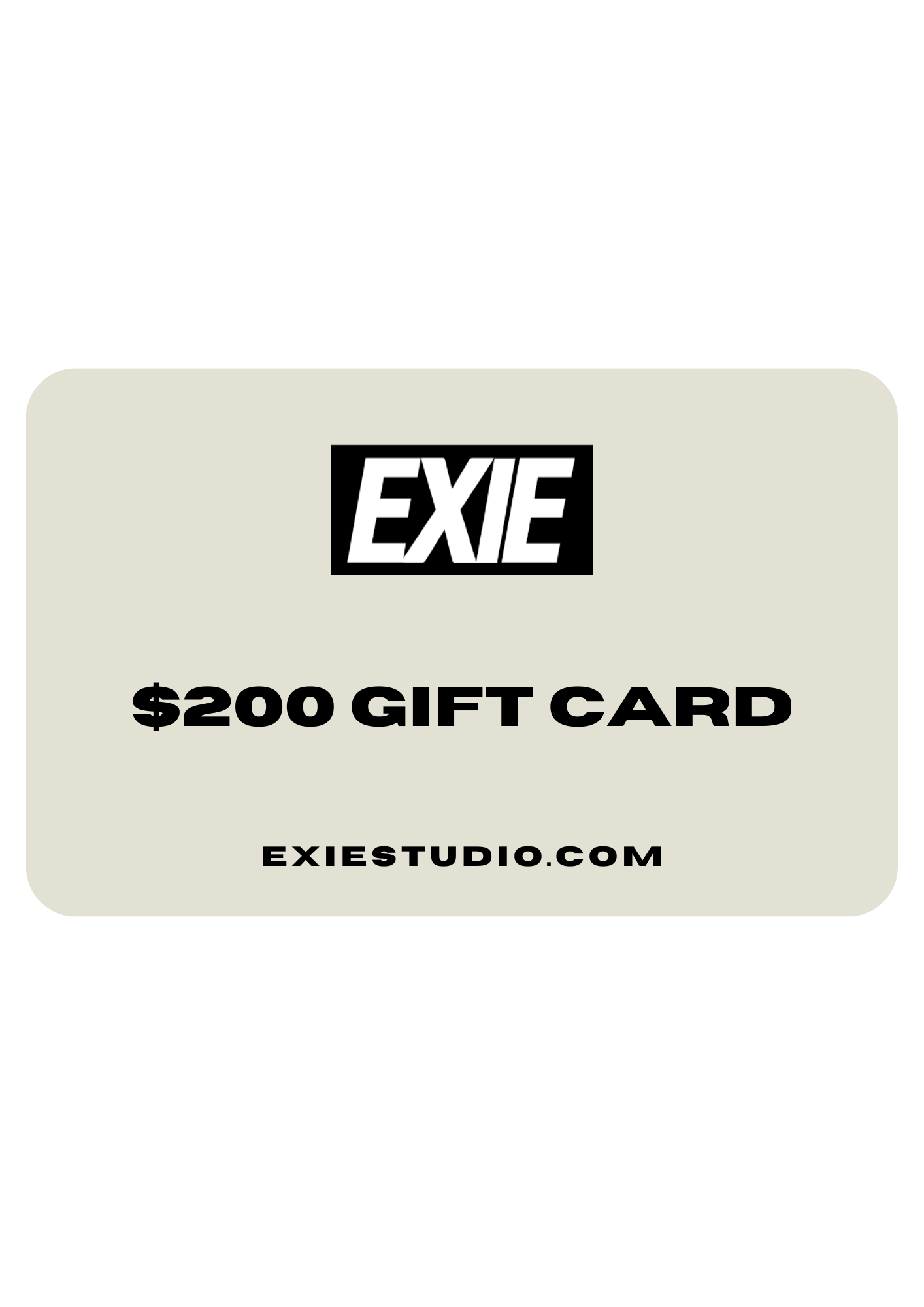 EXIE E-GIFT CARD