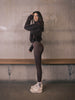 HALF ZIP SWEATER - ESPRESSO