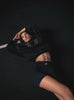 TURTLE NECK SWEATER - BLACK