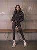 HALF ZIP SWEATER - ESPRESSO