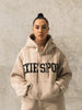 COLLEGE HOODIE - LATTE
